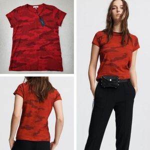 rag bone Tops Rb36 Rag Bone Camo Tee In Red Poshmark